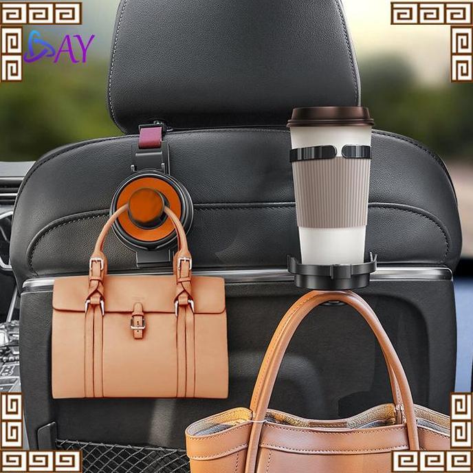 JARAGGE Foldable Air Vent Outlet Car Drink Cup Holder Car Jepit Cup Organizer Botol Minum Mobil Gant