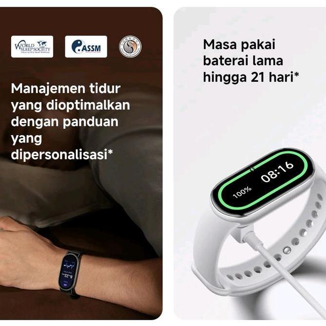 jam pintar smartwatch xiaomi smart band 10 original promo bergaransi
