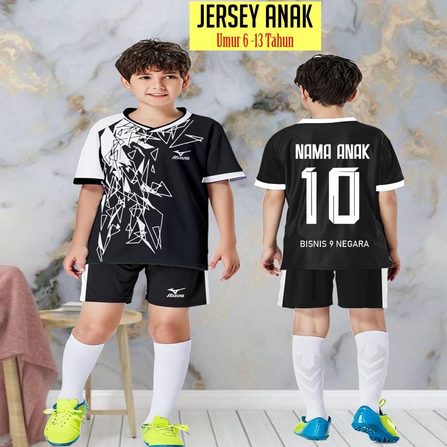 VELMORA PASANG NAMA DAN NOMOR PUNGGGUNG CUSTOM NAMA BAJU BOLA JERSEY ANAK SEPAK BOLA SABLON NAMA DEW