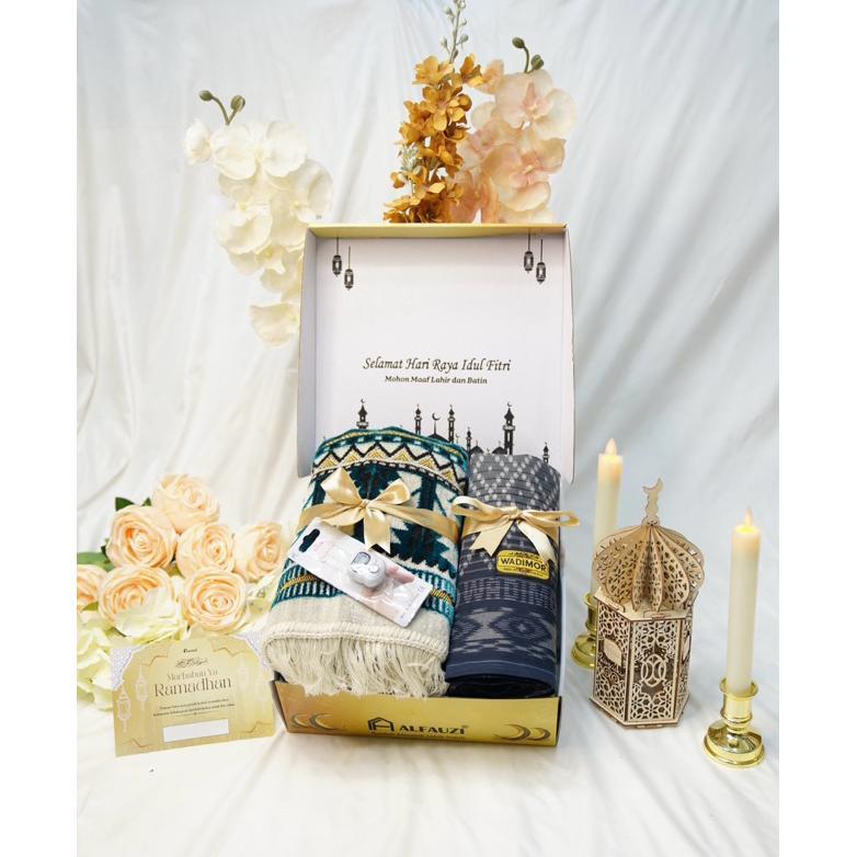 Diskon Hampers Sarung Mizan  Hampers Ramadhan Pria Hampers Lebaran / Hampers Alat Sholat  / Paket Se