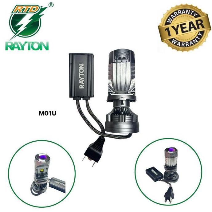 RTD Rayton Lampu Proji / Lampu Utama / Lampu Depan Motor LED M01U-A dan M01U-B ALLUMINUIM MODEL