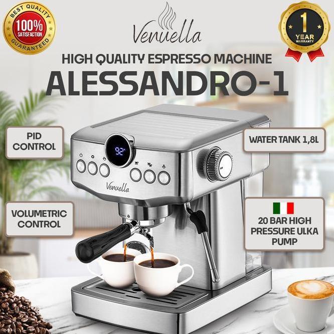 Mesin Kopi Espresso Rumahan Alessandro 1 Venuella Home Specialist Espresso Machine