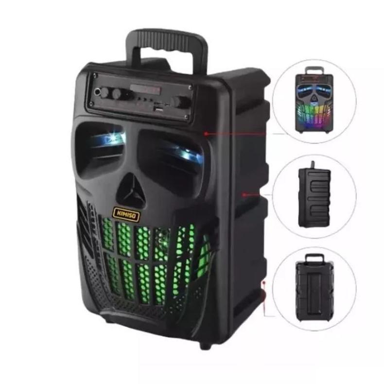 Diskon CodSpeaker Bluetooth Portable 8,8Inchi Mkc Kimiso 7801 Bonus Microphone Pmpo 2000W/Speaker Wi
