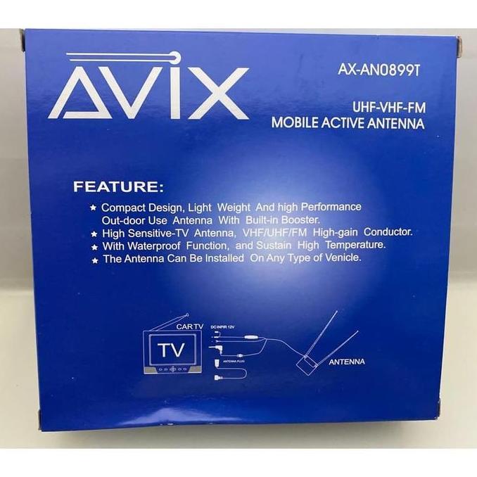 Antena Tv Mobil Bermotif Transformer AVIX AX-AN0899T