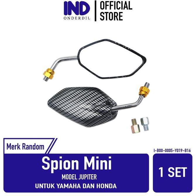 Spion Mini Carbon Model Jupiter Untuk Honda & YMH Vario Beat PCX NMAX Supra Scoopy X Ride Xeon Tiger