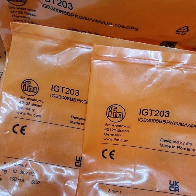 IFM IGT203 PROXIMITY SENSOR IFM READY