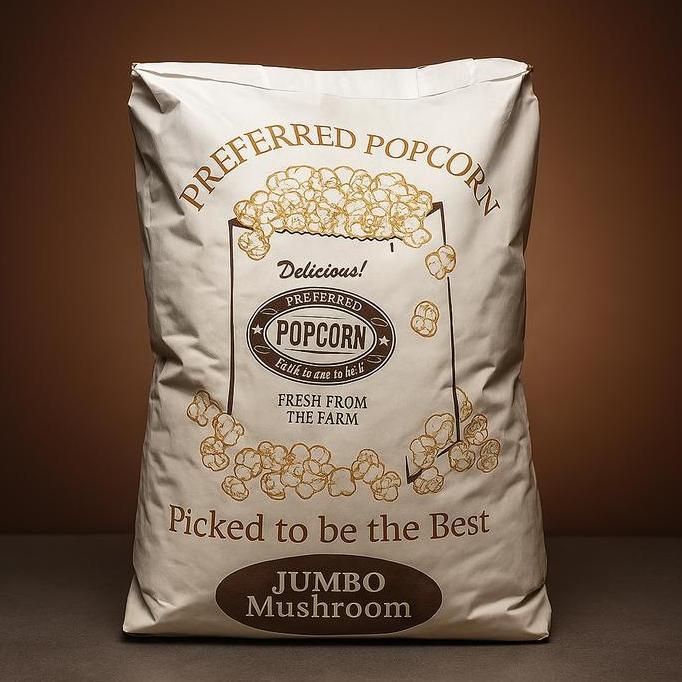 POPCORN JUMBO MUSHROOM 1 SAK / BIJI JAGUNG POP CORN MUSHROOM BESAR / CAMILAN Food Snacks HC