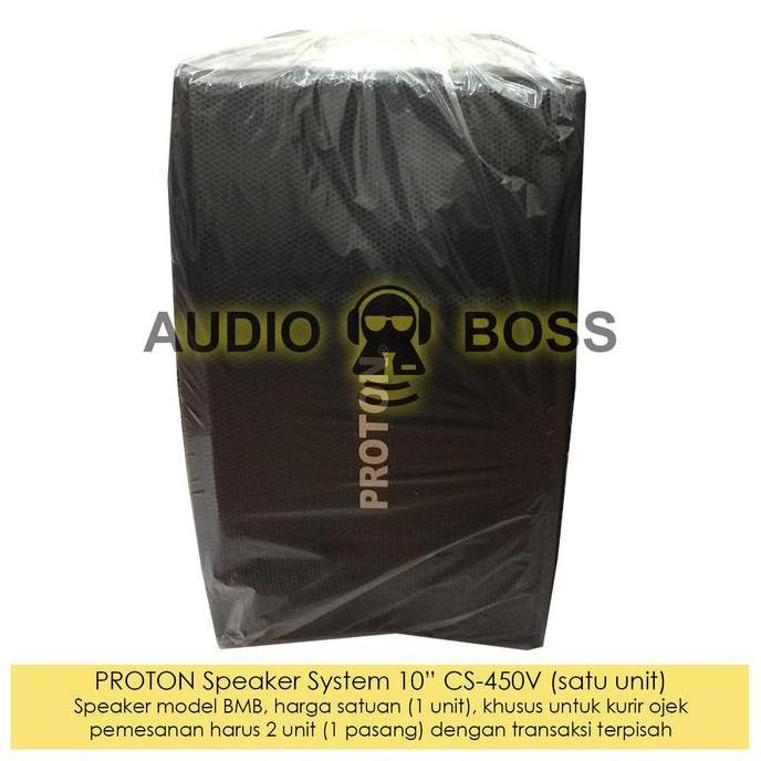 1 Proton Speaker Sistem Karaoke 10 10 Inch Proton Cs-450V Cs 450 V