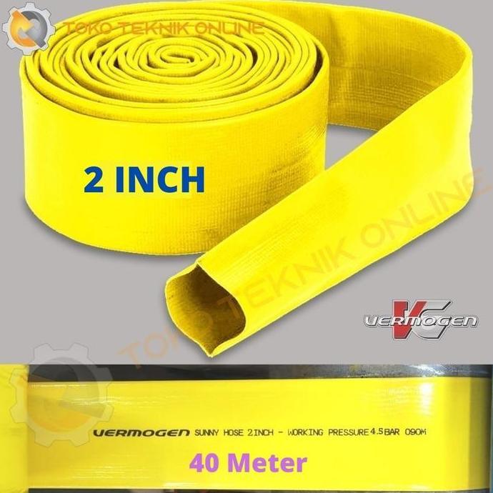 Selang Pompa Alkon 2 Inch 4 Bar - 40 Meter - Sunny Hose - Vermogen
