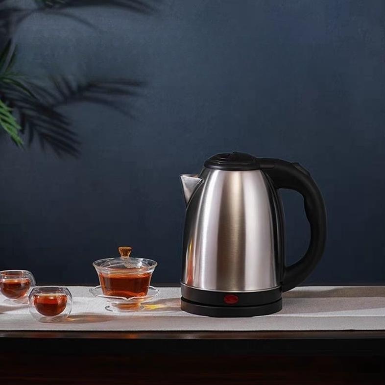 TERBARU Teko Listrik 2 Liter /Full Stainless Steel Pemanas Air Electric Kettle Ketel Besar Otomatis 