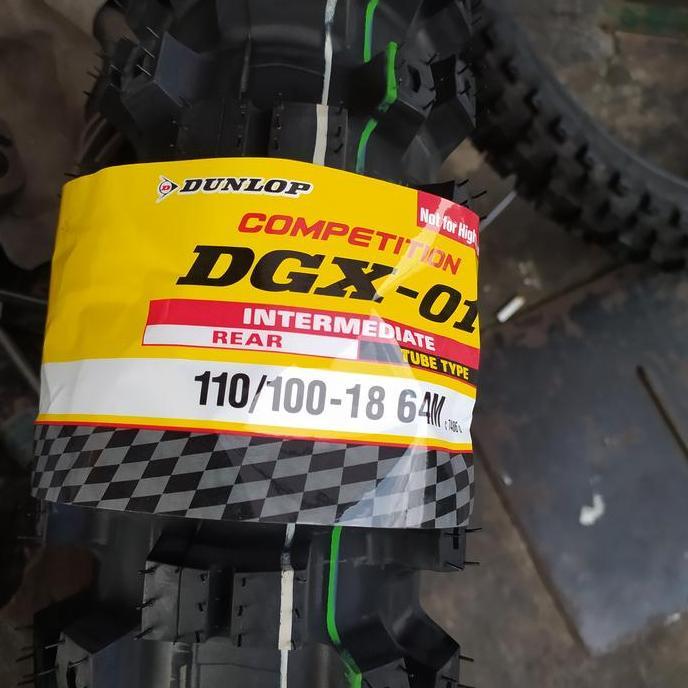 Ready Ban Dunlop DGX Belakang 18 110 - 100 Trail CRF WR Dtracker KLX Cross murah