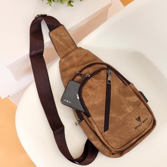 TAS SHOULDER BAG PRIA KULIT / BIVALY WYLD F1306-3