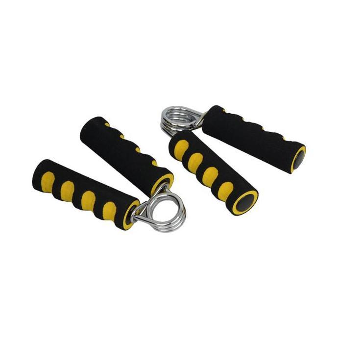 Azko Kinetic Hand Grip Soft - Hitam/Kuning Alat Olahraga Pelatih Otot Tangan Lengan Perlengkapan Fit