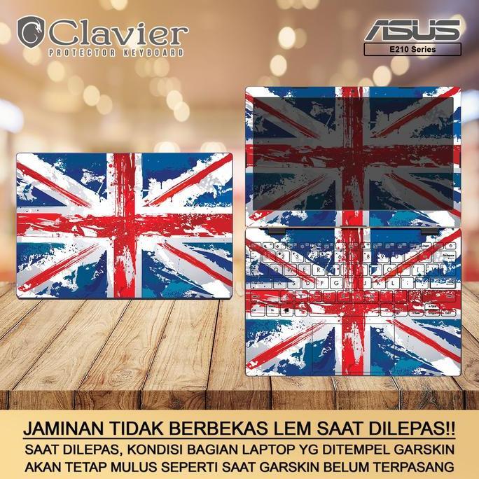 NEW Cover Garskin Laptop Asus E210 E210M E210MA E210MAO Bening Transparan