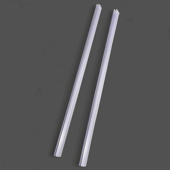 Ready Seal Strip Penutup Celah Pintu Kaca Kamar Mandi PVC 2 PCS Lis Pintu Kaca Kamar Mandi murah