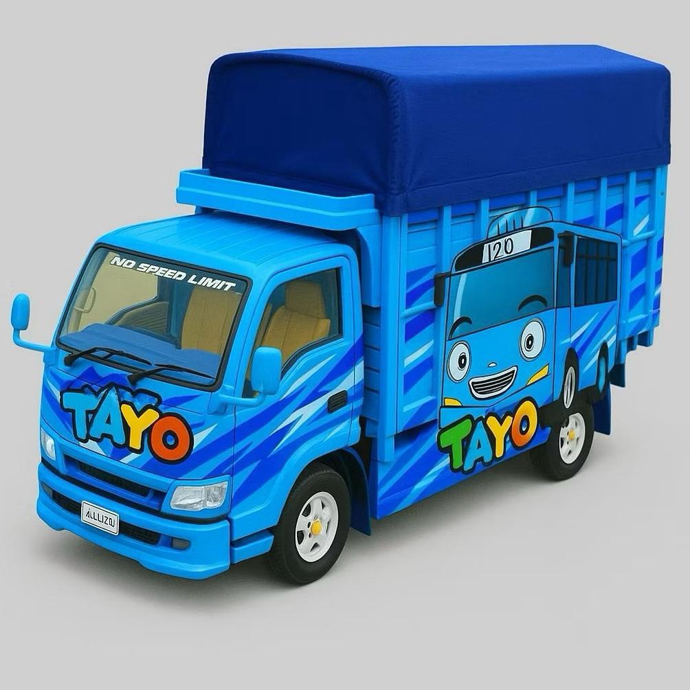 Bisa Cod Promo Miniatur Truk Oleng Wahyu Abadi / Miniatur Truk Oleng Kayu / Miniatur Truk Oleng Rrs1