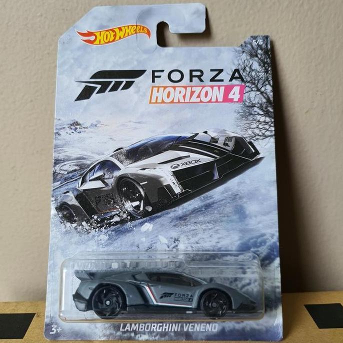 ORIGINAL HOTWHEELS FORZA HORIZON 4 LAMBORGHINI VENENO GREY