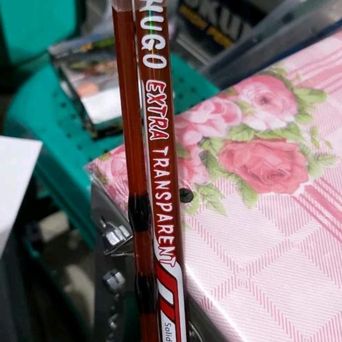 TERMURAH - joran hugo xtra transparent drat 210 240 joran fiber bening