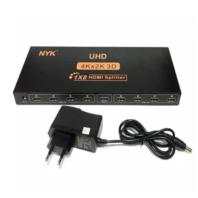 BEBAS ONGKIR - HDMI Splitter 8Port - HDMI SPLITTER 8PORT
