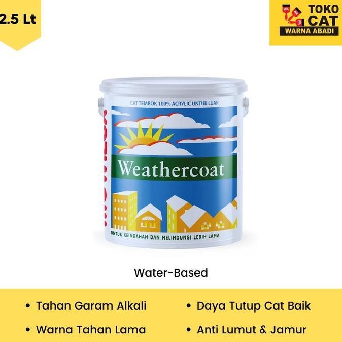 Cat Tembok Exterior Mowilex Weathercoat 2.5 Liter
