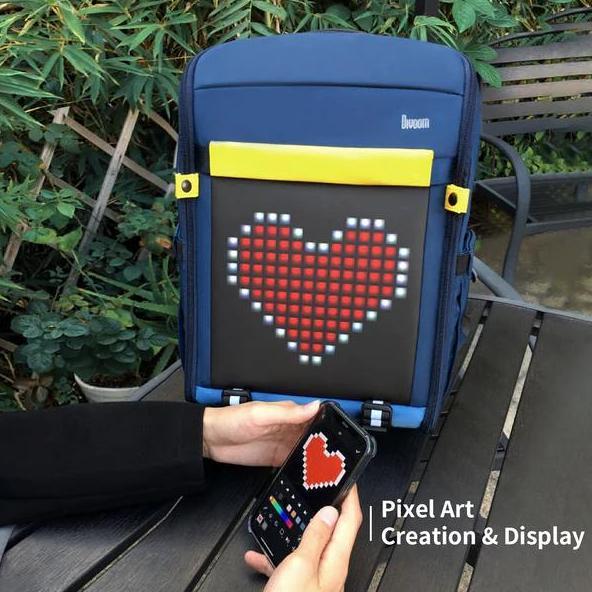Backpack S Pixel Art DIY Smart Bag Tas RGB - Divoom Pixoo S