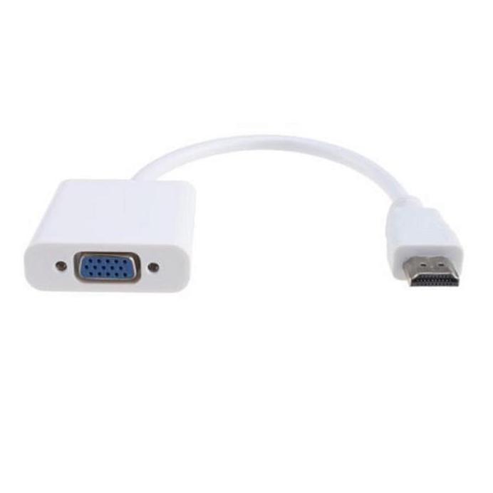Konektor Konvekter HDMI ke VGA Kabel Adaptor