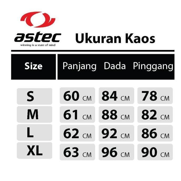 Baju Badminton Astec Active Women Grey