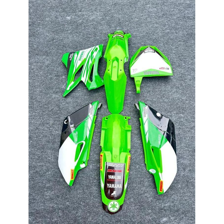 Ready Cover Body Dan Papan Nomor YZ 85 New Dan Striping Motor Motorcyclesparepart
