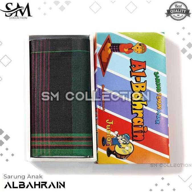 Sarung Tenun Anak Motif Garis Kain Muslim Koko Baju