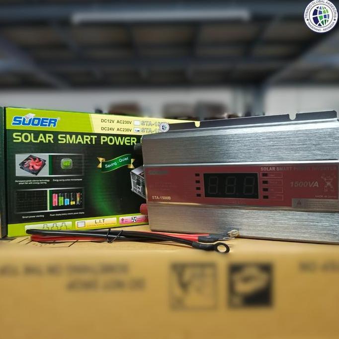 INVERTER 24V 1500 WATT/ INVERTER SUOER DC 24V-AC 230V 1500 WATT / INVERTER SUOER STA-1500B/ SOLAR SM