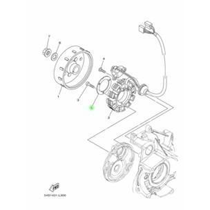 Ring Plat 54P Spul Stator Assy Pick up Pulser Sepul Mio J Teen X Ride Xride Mio GT Fino 115 Mio Soul