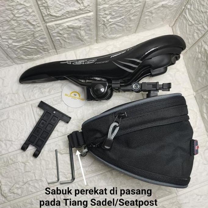 Tas Sepeda STRUMMER 5037 Dompet Bawah Sadel High Quality For MTB Lipat Seli Folding Bike Roadbike Ou