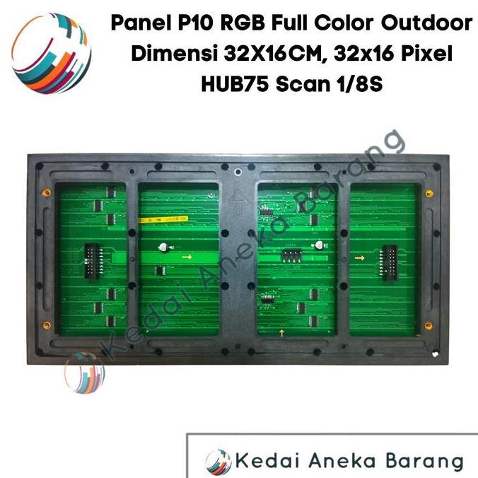Panel Module Modul LED P10 Running Text SMD RGB Outdoor Text Only
