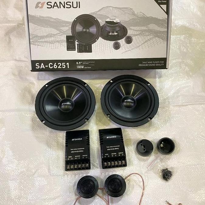 Speaker Split Sansui SA-C6251 / Speaker Mobil Sansui 6.5 Inch