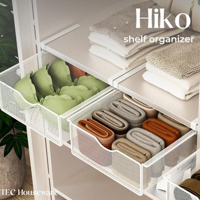 Techiko Organizer Keranjang Jaring Kawat Stainless Kotak Penyimpanan