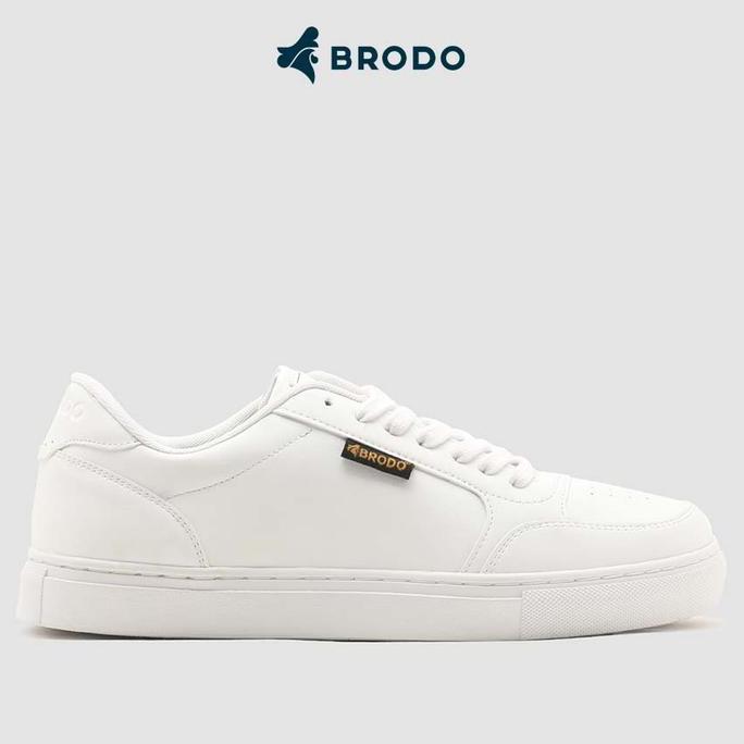 BRODO - Sneakers Casual Calcio All White