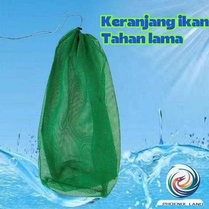 Keranjang Ikan Wadah Ikan Udang Kerang Koja Serut Kojai Ikan Tempat Lumut Bahan Nilon 32Cm*50Cm