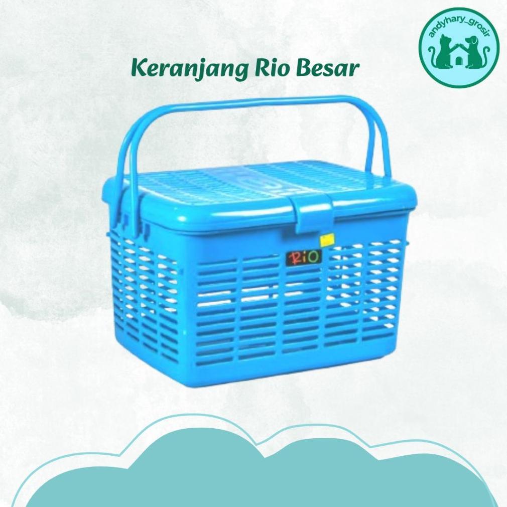 Rio Besar Keranjang Tas Pet Cargo untuk Anjing dan Kucing
