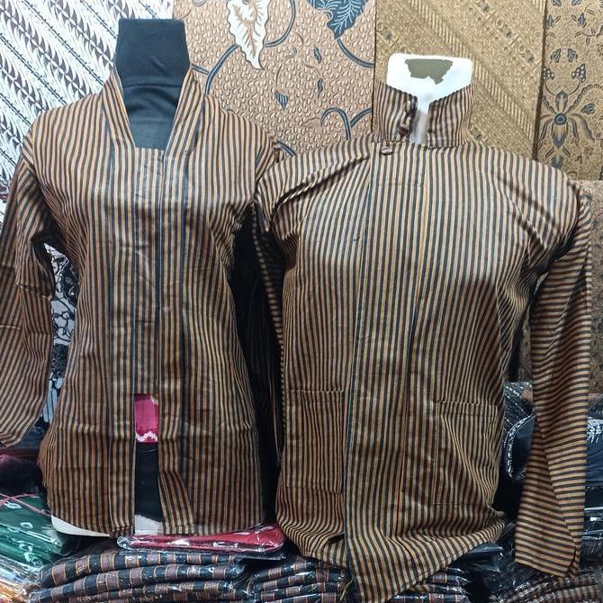 baju lurik jawa sorjan kebaya lurik pakaian adat batik jogja LL