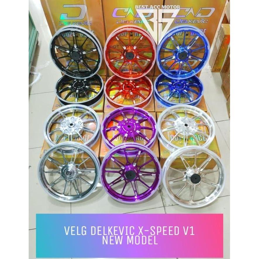 Velg Delkevic Xspeed Mio Sporty Mio M3 Beat Vario Scoopy Genio Vario 125 Vario 160 Ring 14 Velg Beat