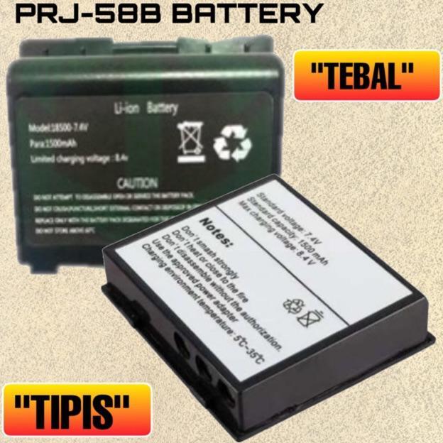 Baterai Printer Bluetooth PRJ-58B 58mm Thermal portable Printer