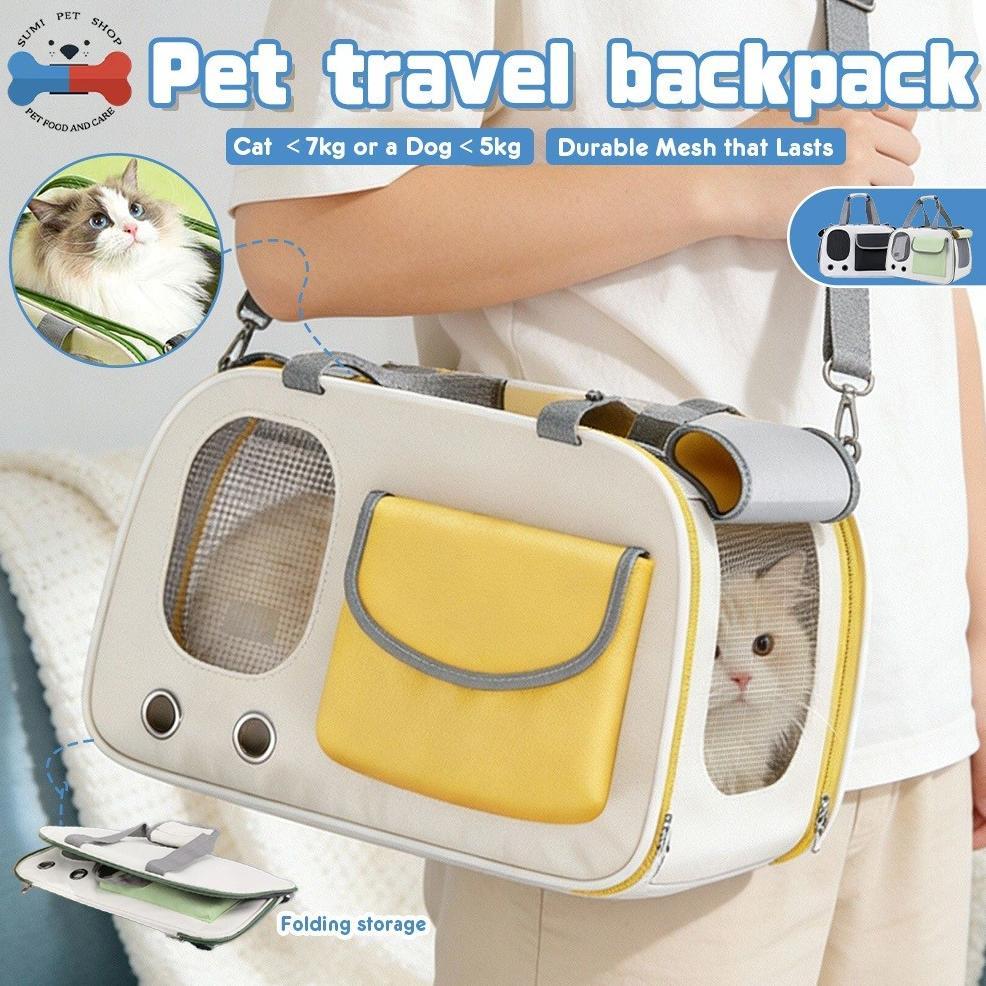 Pet Carrier Tas Jinjing Hewan Peliharaan  Traveling Hewan Import Tas Travel Anjing Kucing DISKON