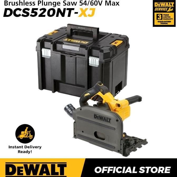 Sale Dewalt Brushless Plunge Saw 165Mm 54/60V Max Dcs520Nt-Xj (Unit Only)