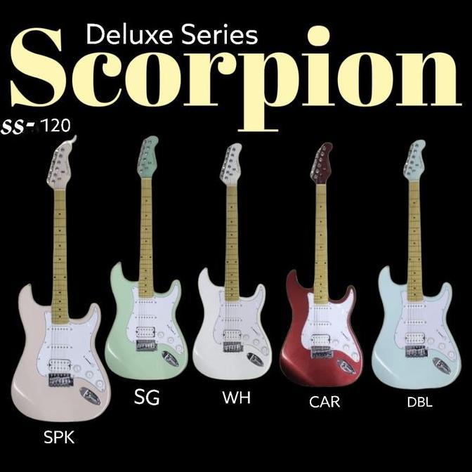Scorpion ss 120 stratocaster electric guitar