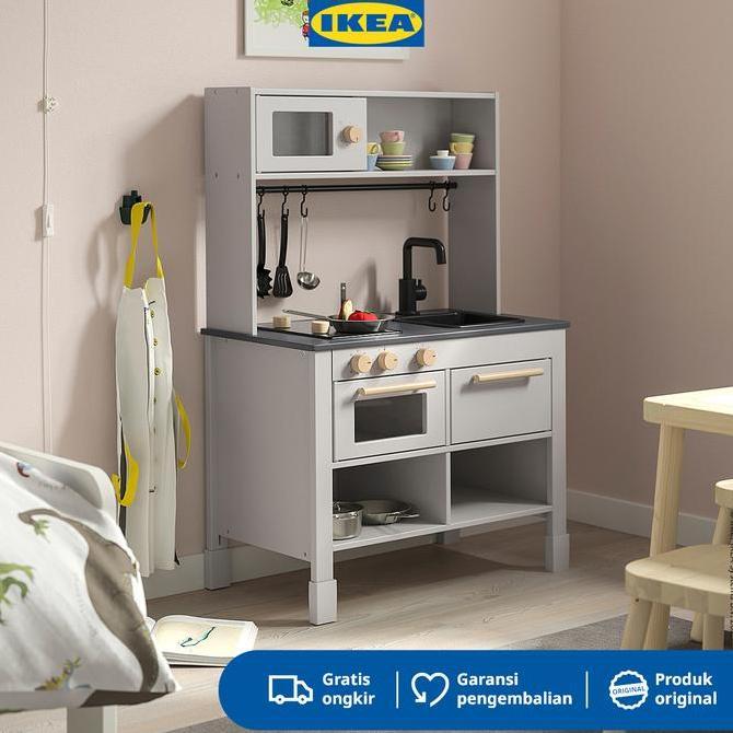 zumiastoree_ayu - ikea silltrut mainan dapur untuk anak 68x40x100cm kayu