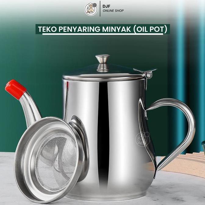 Karibianszz - Teko Saringan Teko Penyaringan Minyak/Teko saringan minyak/ Gelas Teko Teko Air /Teko 
