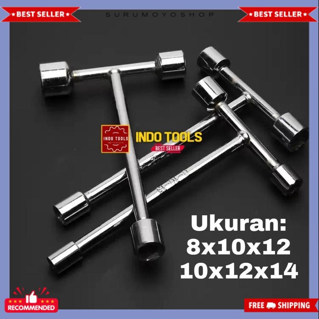 Promo Kunci Sok T 3 Way Shock Sock Chrome Vanadium