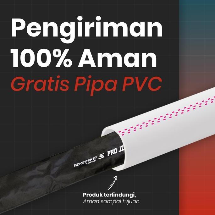 Gostrike - Blank Hollow Carbon Gostrikeversus Xtra Wraping 110 - 210 Cm