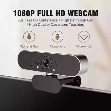 4K Webcam Laptop PC 1080P Full HD USB Kamera Laptop Sudut Lebar 150° With Mic USB Kamera