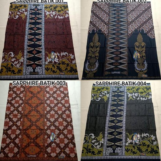 SARUNG SAPPHIRE MOTIF BATIK NEW - SARUNG TENUN BATIK SAPPHIRE ORIGINAL